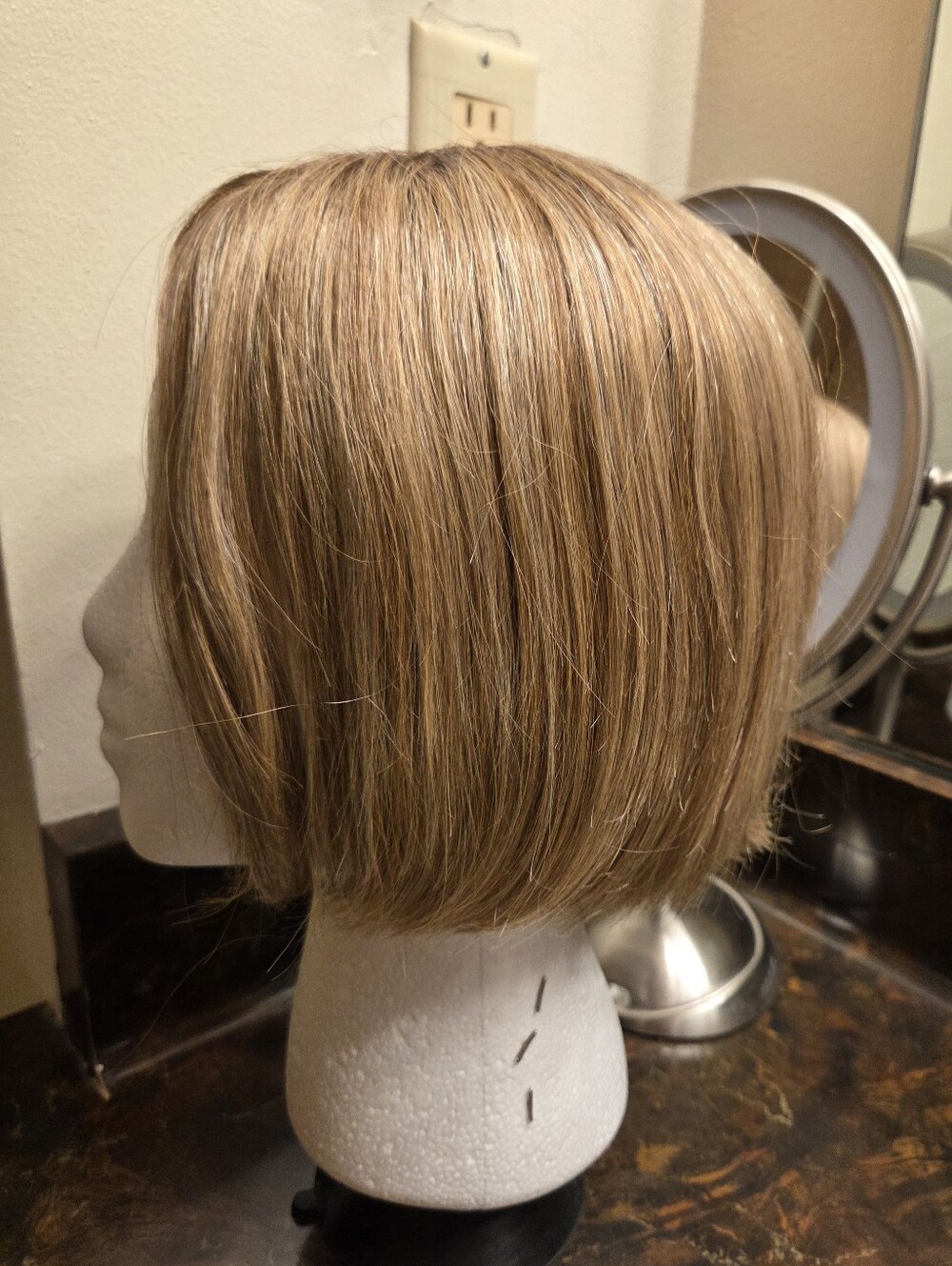 Human Hair Topper Golden Blonde - Picture 10 of 10